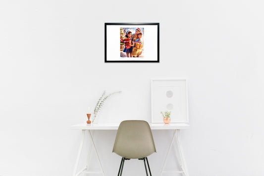 クリスマスの朝、家族の喜び