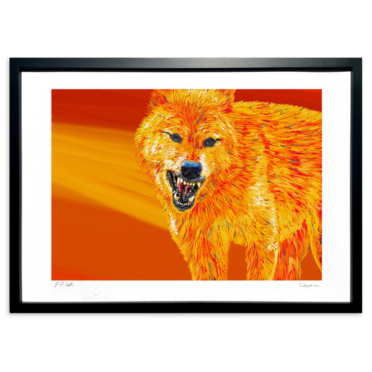 シンリンオオカミー吠える