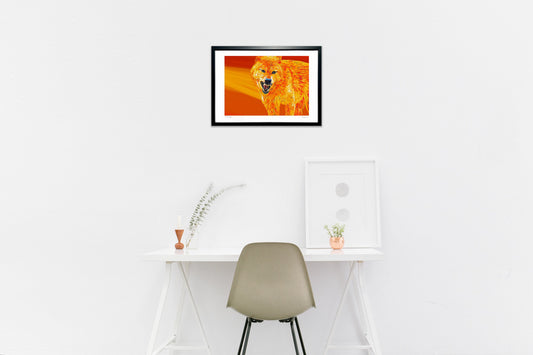 シンリンオオカミー吠える