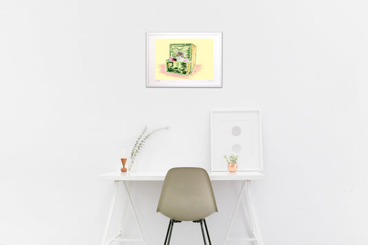 うちの子猫は引き出しの中が好き