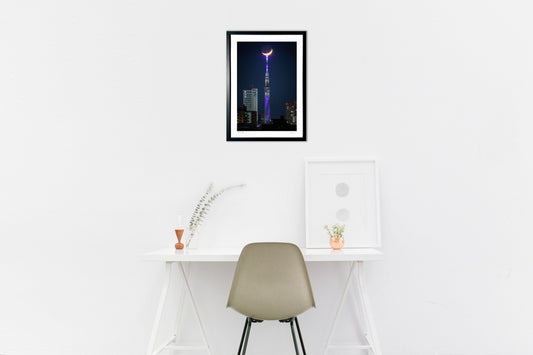 冬の三日月ツリー