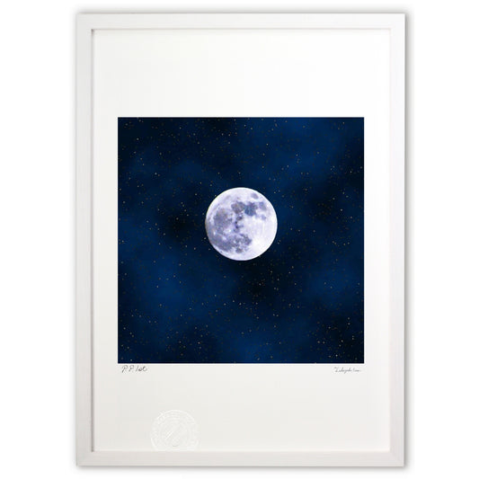 写真(満月と星)