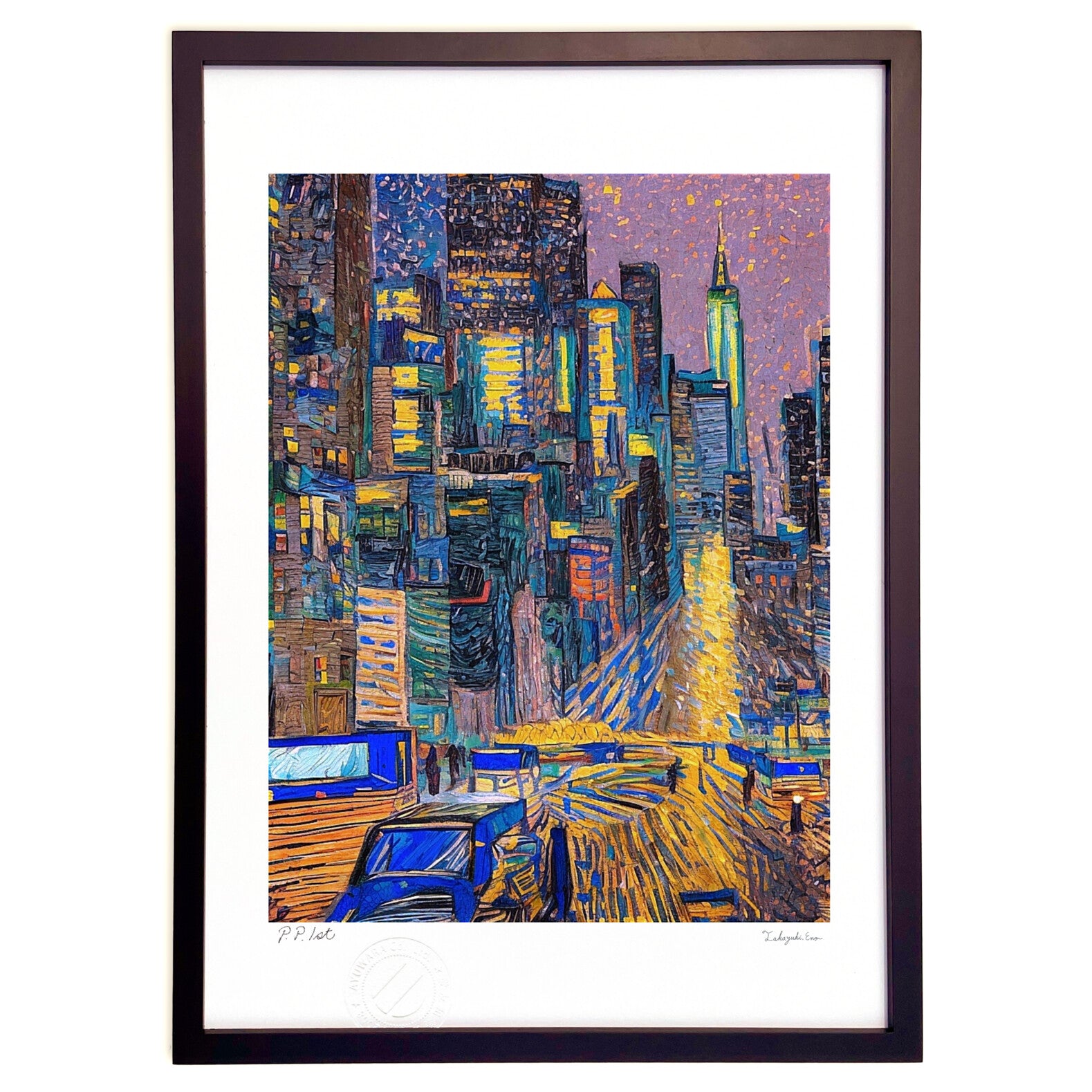 都会の夜景 – 絵画や壁飾り販売｜風景投稿販売あゆわら(R)