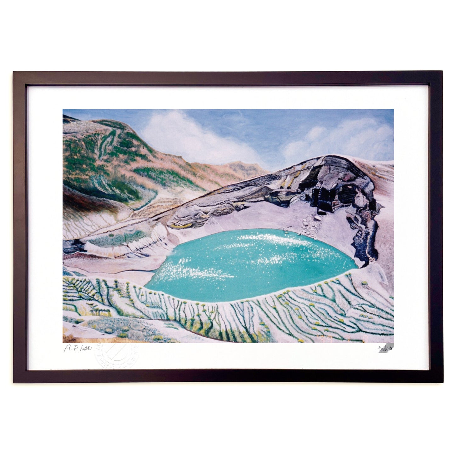 山形県　蔵王・お釜