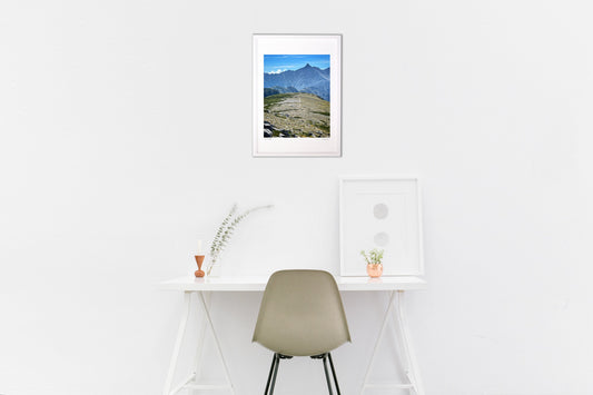 槍ヶ岳へと続く天空の滑走路